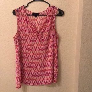 Vneck colorful summer top